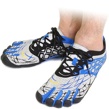 vibram FiveFingers SEEYA LS Light Grey/Blue/Black M3807画像