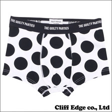 WACKOMARIA ドット柄 ボクサーパンツ WHITExBLACK画像