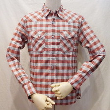 THE FLAT HEAD CW-77W チェックウエスタンシャツ77長袖画像