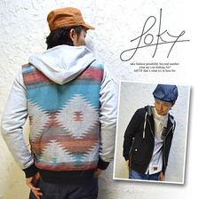 Loky ノルディックZIPパーカー  2カラー 11027001画像