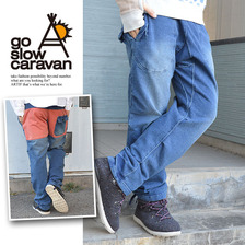 go slow caravan インディゴ染め クライミングパンツ 350207画像
