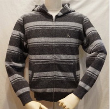 THE FLAT HEAD SEZ-01W ボーダーウールパーカー01W画像