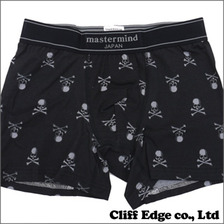 mastermind JAPAN &times; Hanes BOXER BRIEF SKULL LOGO BLACK画像