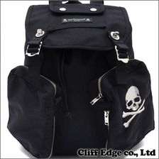 mastermind JAPAN &times; PORTER スカル刺繍 バックパック BLACK画像
