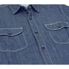 LEE デニム ワークシャツ ワンウォッシュ LT0501-100画像