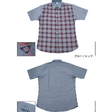 HOSU Check Chambray S/S Shirt 107-5025画像