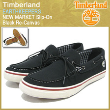 Timberland EARTHKEEPERS NEW MARKET Slip-On Black Re-Canvas 6542R画像