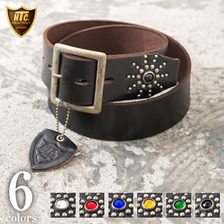 HTC ワンポイントスタッズベルト STAR BURST END ONLY BLACK画像