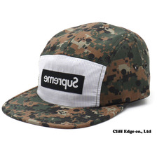 Supreme x COMME des GARCONS SHIRT Camp Cap NAVY画像