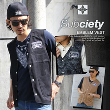 Subciety EMBLEM VEST COF118画像
