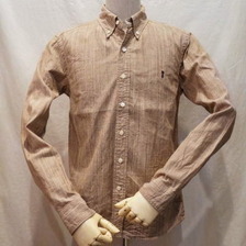 SAMURAI JEANS SBD13-L シャンブレーボタンダウンシャツ 長袖13-L 柿渋画像