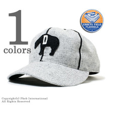 Ebbets Field Flannels デトロイトクラブ 1935年ウールベースボールキャップ DET35C画像