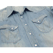 Wrangler US ORIGINAL DENIM WESTERN SHIRTS W1927-356画像