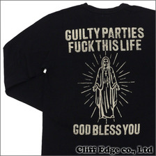 WACKOMARIA ヘンリーネック長袖Tシャツ BLACK画像