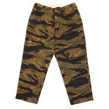 GOLD GOLD TIGER CAMO CROPPED TROUSERS GL41144画像