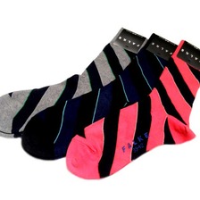 FALKE #13206 MEN'S COTTON TIE PATTERN SOCKS画像