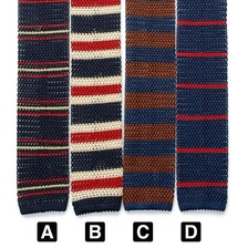 NICK BROWNSON シルクニットタイ画像