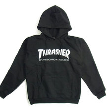 THRASHER フードスウェット プルオーバー SKATE MAG画像