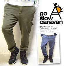 go slow caravan ヘビー天竺ピグメントアンクルカットイージーパンツ 352616画像