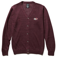 SOFTMACHINE CAMDEN CARDIGAN (BURGUNDY)画像