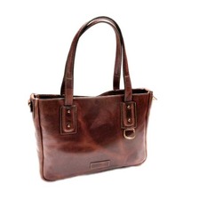 CORONADO LEATHER AMERICAN TOTE BAG BROWN画像