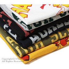 Champion T1011シリーズ アメリカ製カレッジプリントヘビーウェイトTシャツ C5-B302画像