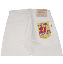 IRON HEART 21oz SELVEDGE WHITE DENIM STRAIGHT PANTS IH-634S-WH画像