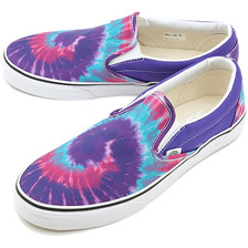 VANS CLASSIC SLIP-ON PINK/PURPLE VN-0KYK7RS画像