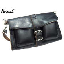 FERNAND LEATHER 3 POCKET PURSE hand made in U.S.A. black画像