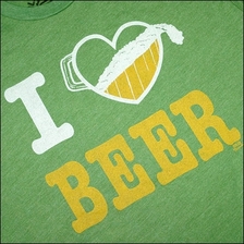 SOLID THREADS Heart Beer  T-Shirt ST433M画像