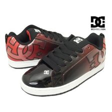 DC SHOES MEN'S COURT GRAFFIK SE BLACK/RED/PRINT (BEP) 300927 BEP画像
