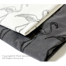 REMI RELIEF ボーダーフラミンゴ スペシャル加工Tシャツ RN13129185画像