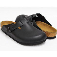 BIRKENSTOCK Boston BLACK / SMOOTH LEATHER 06019画像