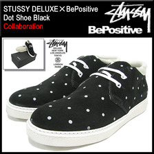STUSSY &times;BePositive  Dot Shoe Black DELUXE 438063画像