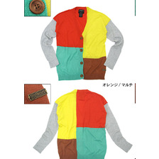 STUSSY WOMEN Blocked Cardy 217000画像