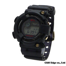 A BATHING APE &times; STUSSY G-SHOCK FROGMAN BLACK 1023-182-998画像