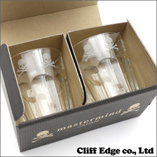 mastermind JAPAN &times; Libbey SKULL LOGO GLASS SET CLEAR画像