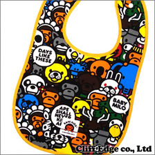 A BATHING APE BAPE KIDS MILO ALL ANIMALS BIB 2010-367-828画像