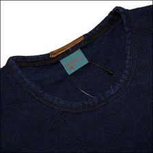 ETERNAL 93167 インディゴクルーネックTシャツ画像