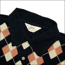 STAR OF HOLLYWOOD SH76179 アーガイルポロシャツ画像