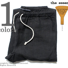 FRANK LEDER the essence BLACK LINEN イージーパンツ 9433013画像