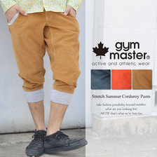gym master ストレッチサマーコール リブ クロップドパンツ G821568画像