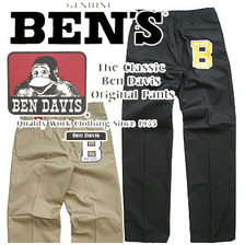 BEN DAVIS ホワイトレーベル ストレート ロング プリントパンツ BDW-5507画像