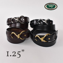Tory Leather 1.25inch Hook Buckle Belt画像