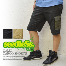 seedleSs. CAMO CARGO SHORTS SD13SP-ST04画像