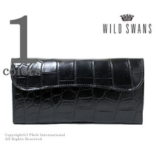WILD SWANS Croco WAVE Black画像