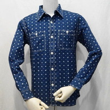 THE FLAT HEAD CO-20W シャンブレーワークシャツ20長袖画像