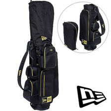 NEW ERA GOLF CADDIE BAG BLACK/GOLD N0016861画像