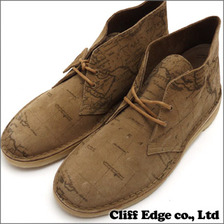 Supreme &times; Clarks Map Suede Desert Boot TAN画像