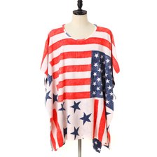 FRESCO TOWELS Large Poncho Vintage Americana 26-314画像